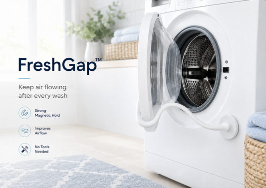 FreshGap™ Washer Door Prop — Let Your Washer Breathe After Every Load